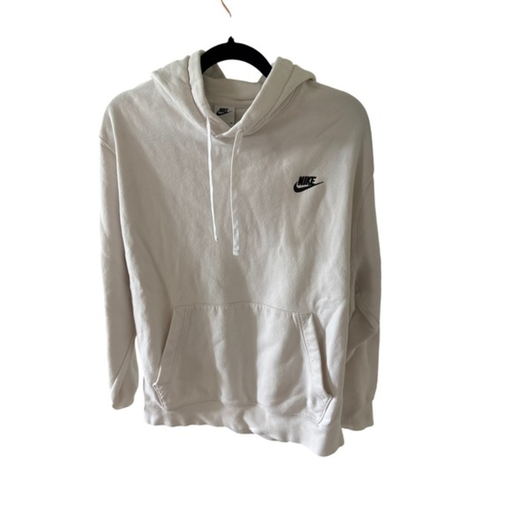 Nike‎ Womens Sportswear Essential Fleece Hoodie Cream Off White XL BV4124-141